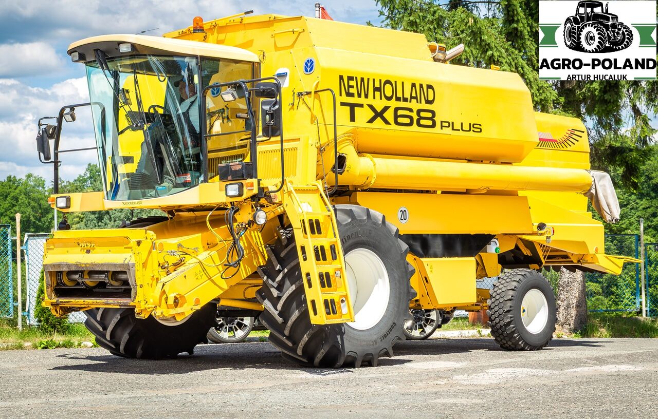 NEW HOLLAND TX 68 PLUS - 2002 ROK - 6.1 M + STÓŁ BISO SOJA FLEX